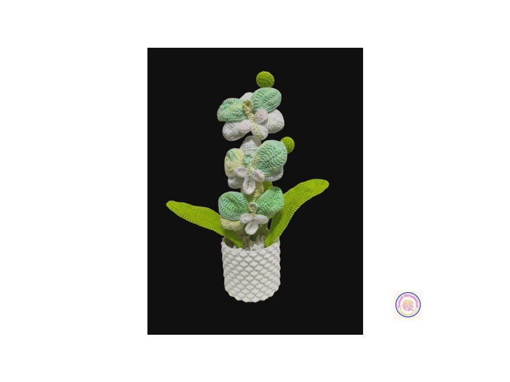 Horgolt Orchidea