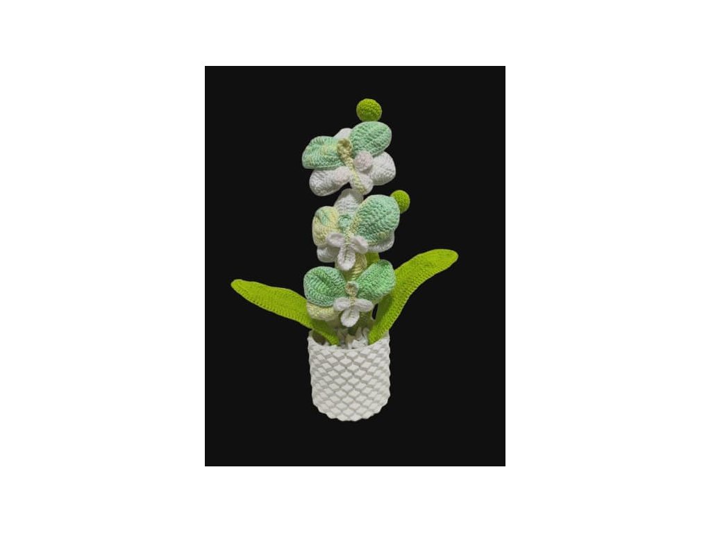 Horgolt Orchidea